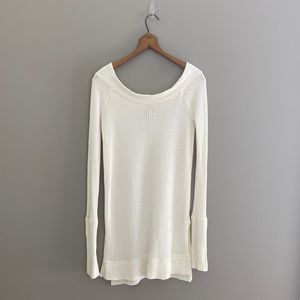 FREE PEOPLE Long White Tunic
